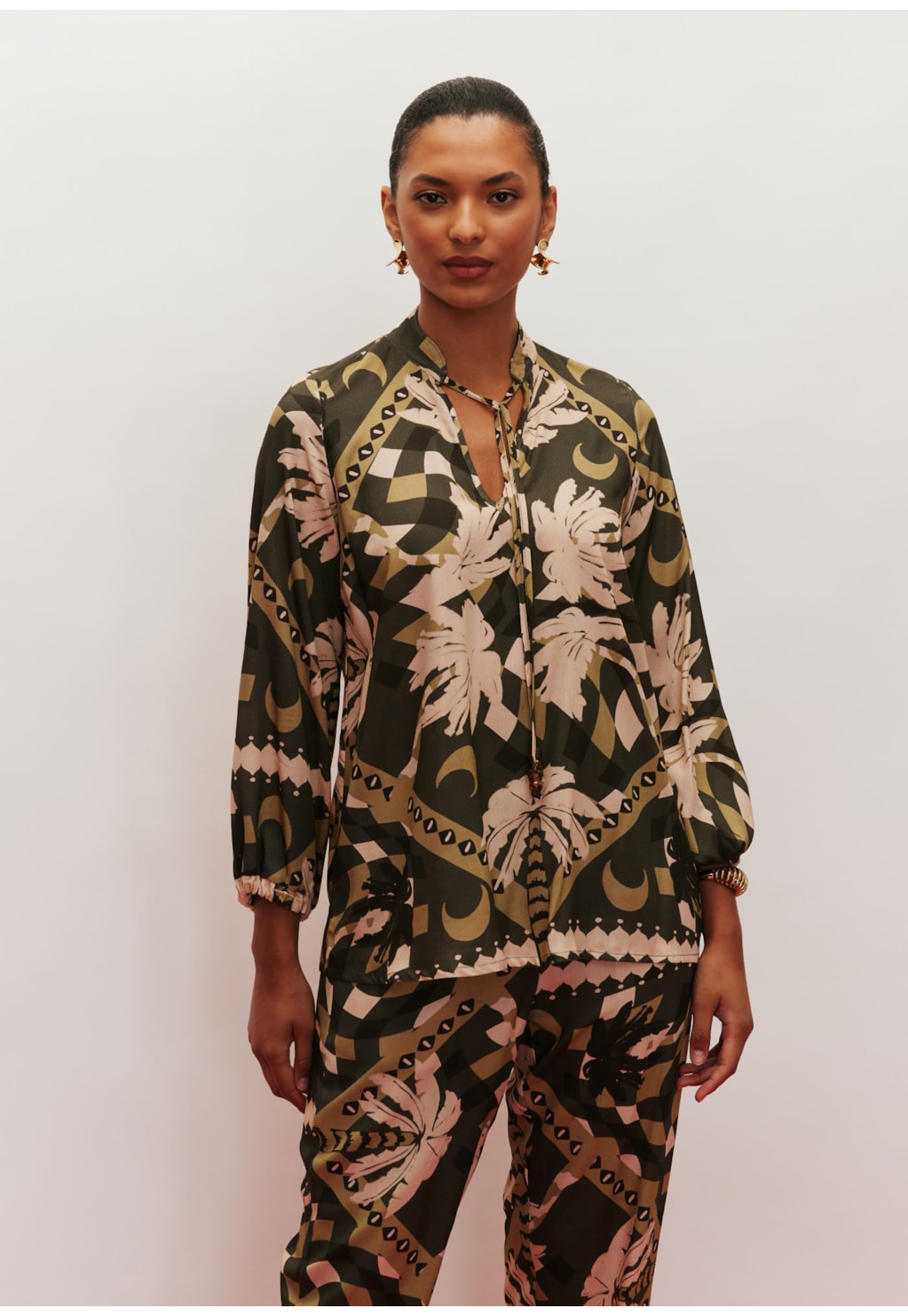 Bata Cadarço Estampada Chorinho