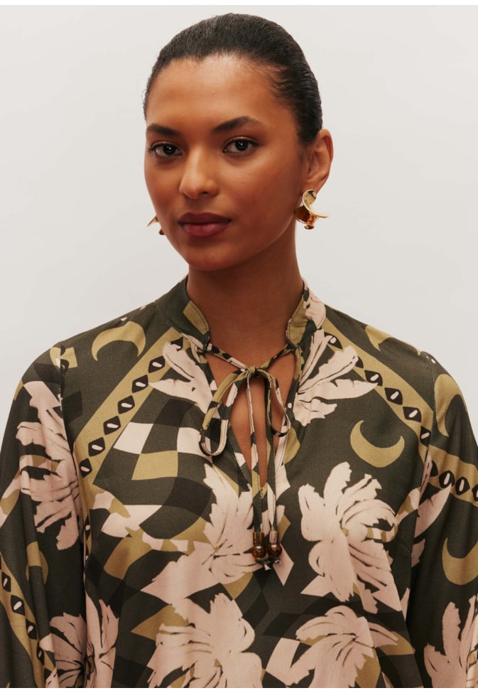 Bata Cadarço Estampada Chorinho