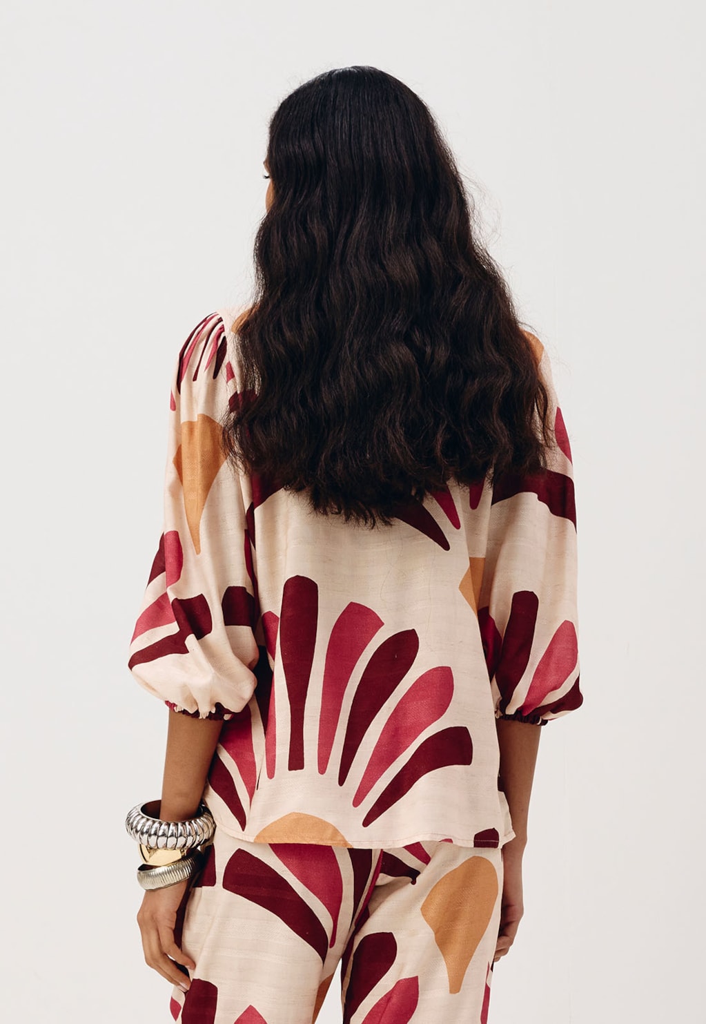 Bata Faixa Alta Estampada Lujan