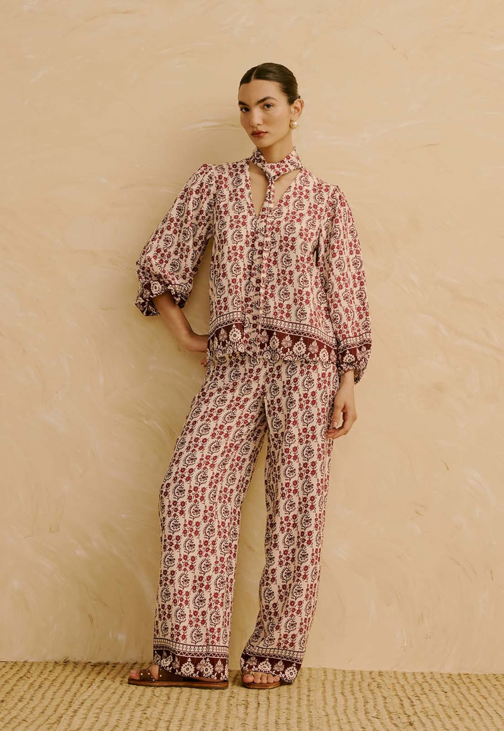 Bata Gola Faixa Estampada Pasco