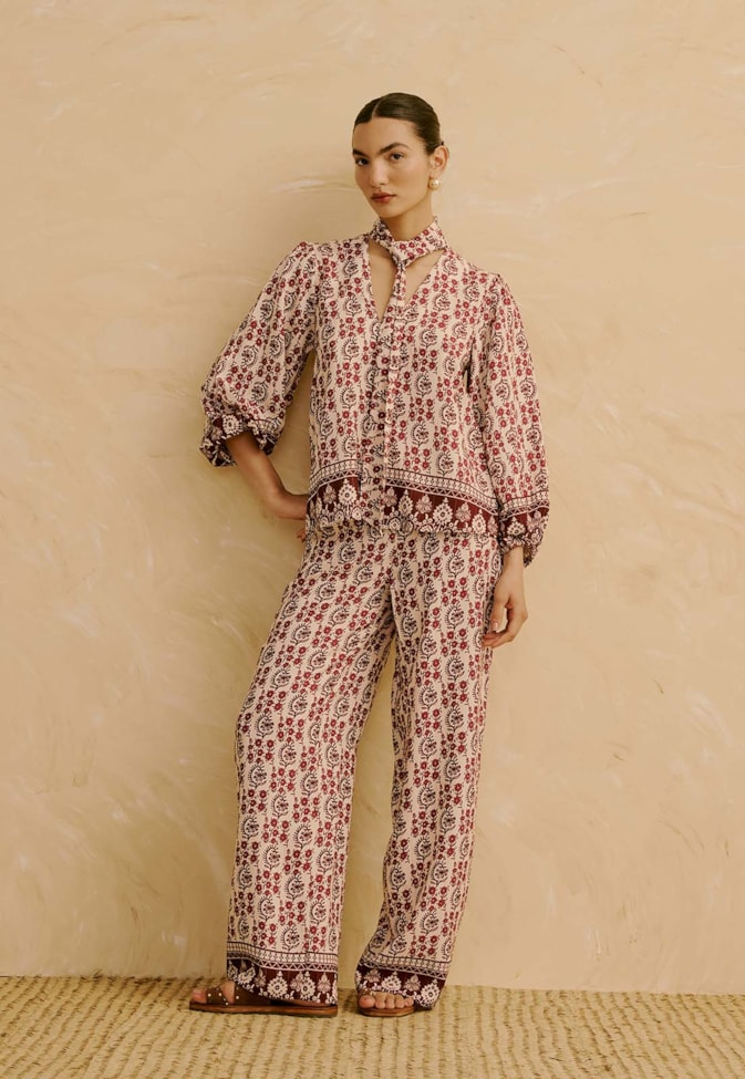 Bata Gola Faixa Estampada Pasco