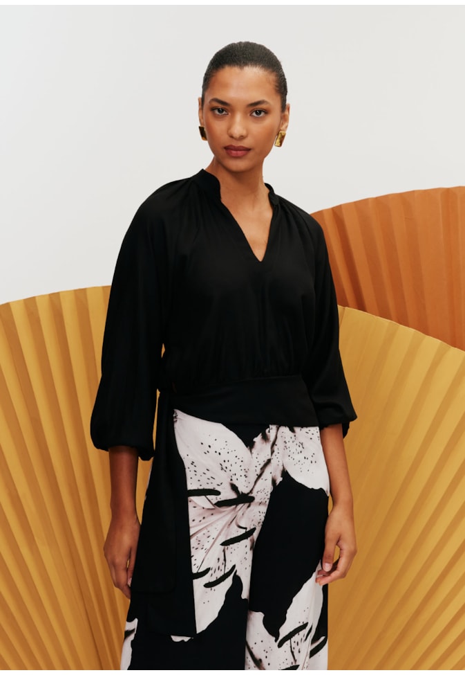 Bata Manga Longa Faixa