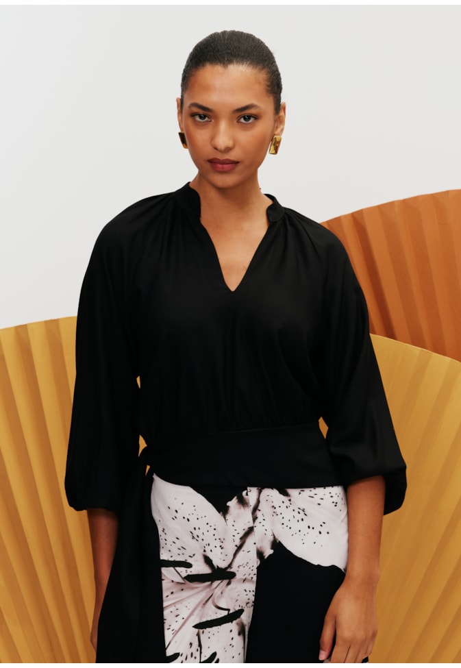 Bata Manga Longa Faixa