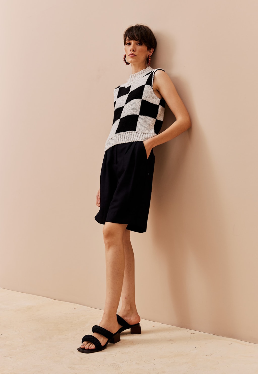 Bermuda Linho com Pregas