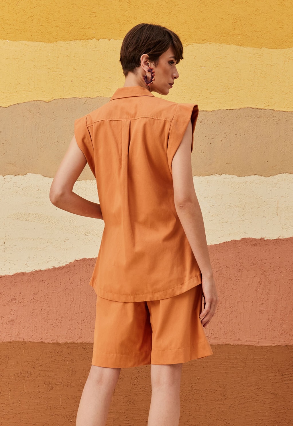 Bermuda Passador Botão