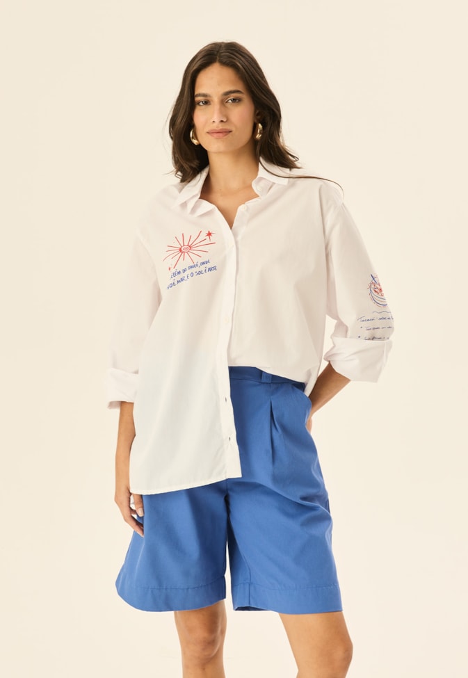 Bermuda Passador Com Botão 