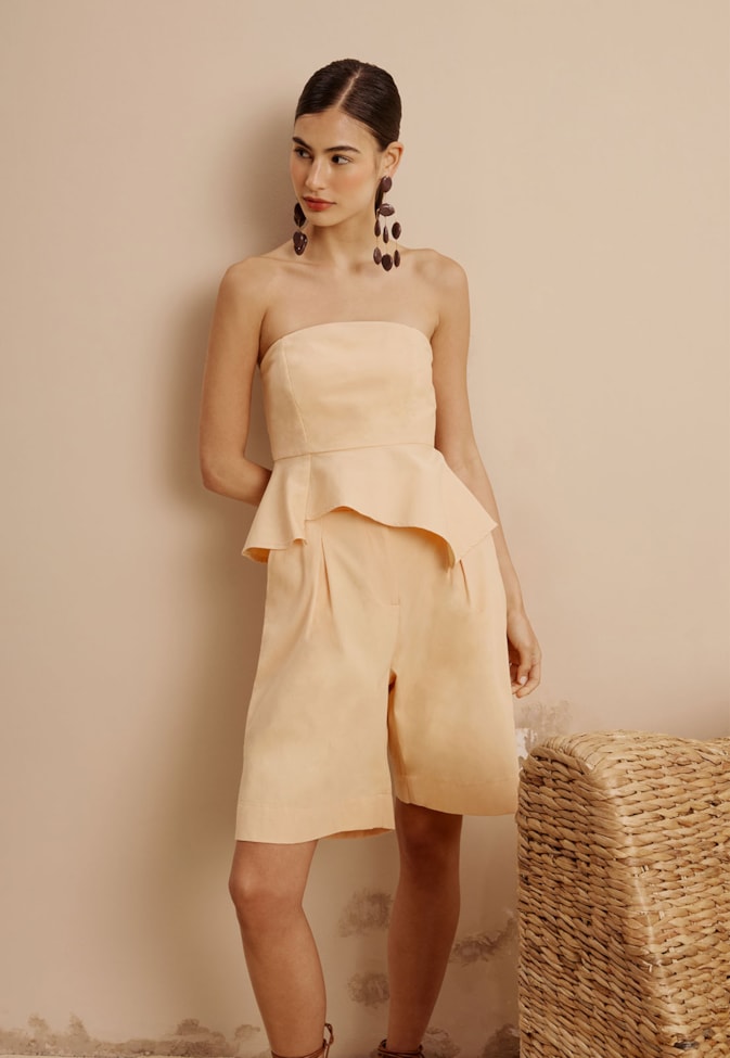 Bermuda Passador Com Botão 