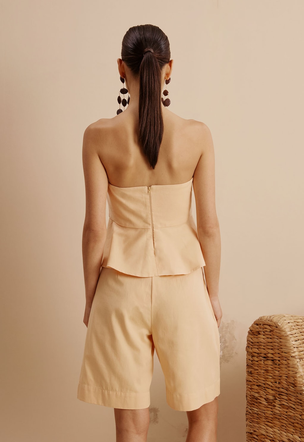 Bermuda Passador Com Botão 