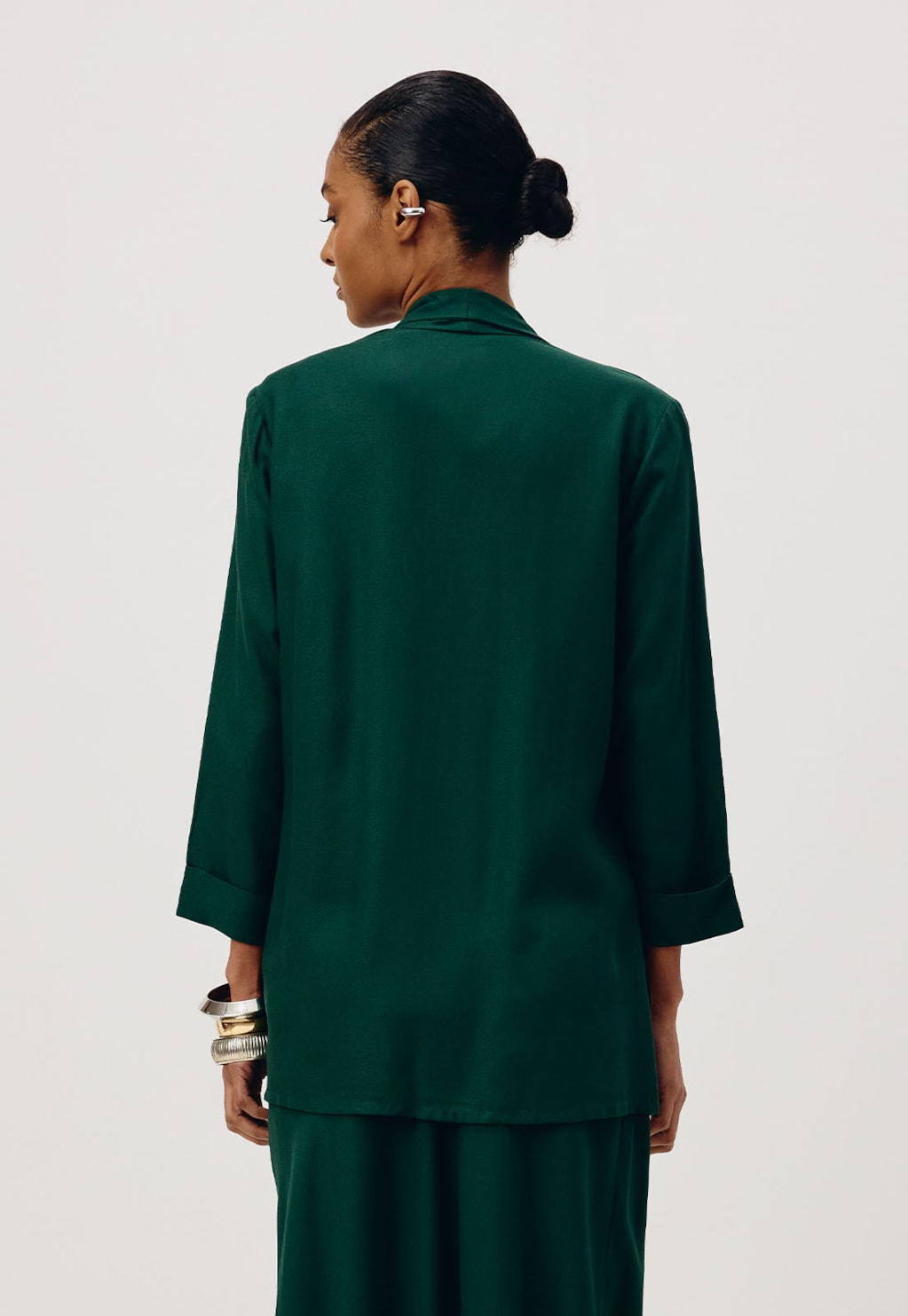 Blazer Alongado Liso