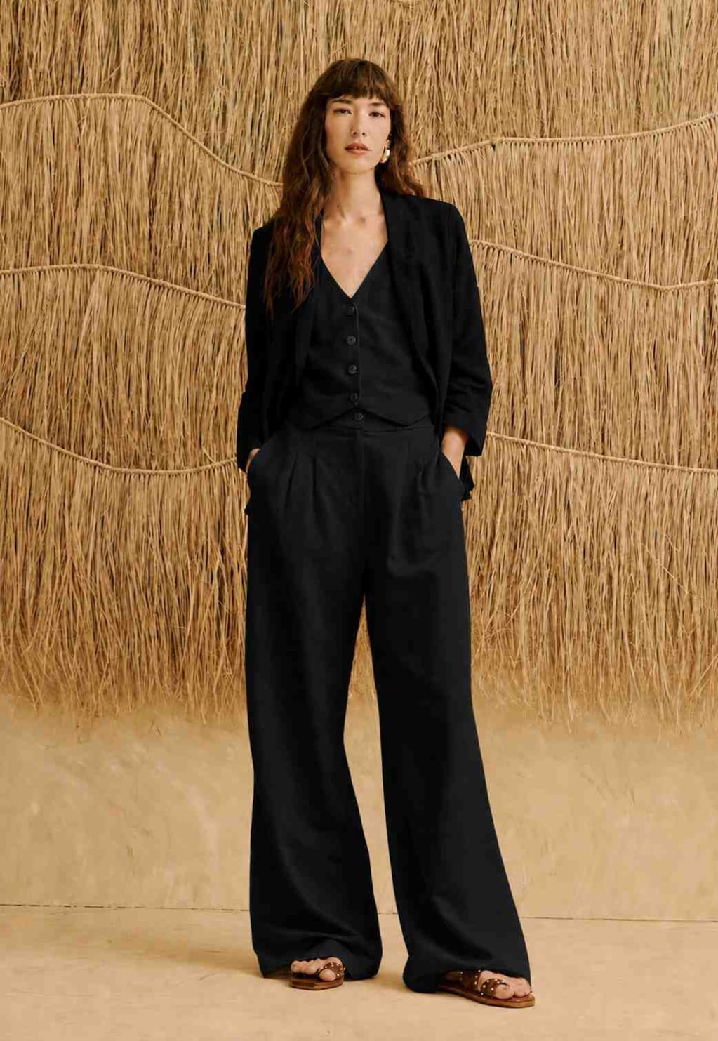 Blazer com Bordado nas Costas