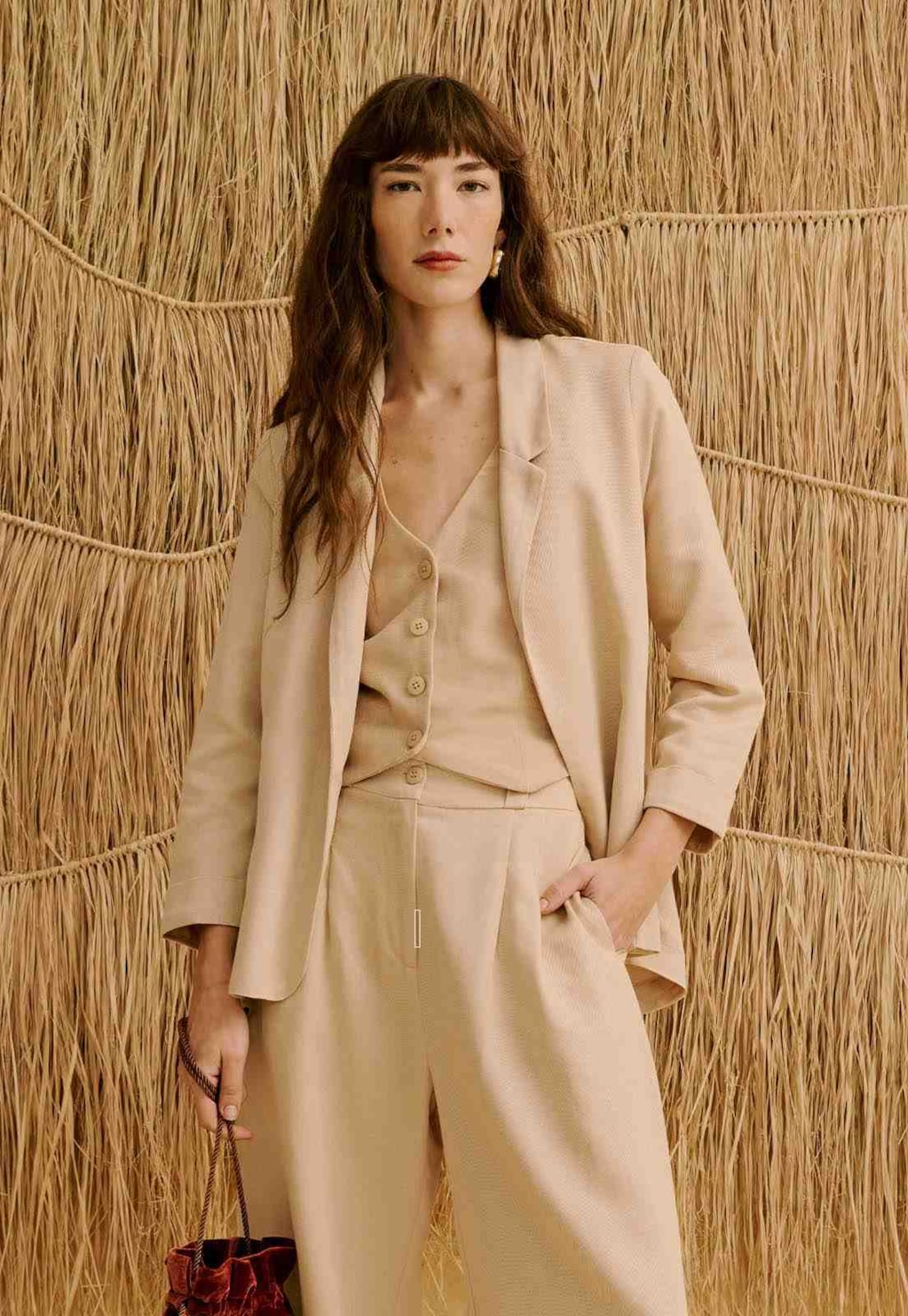 Blazer com Bordado nas Costas