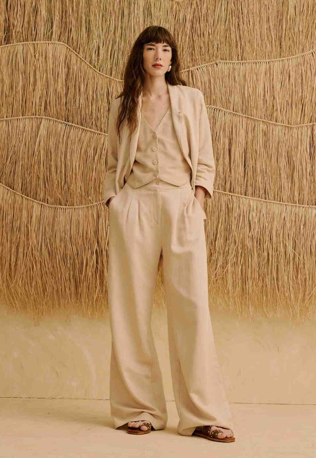 Blazer com Bordado nas Costas