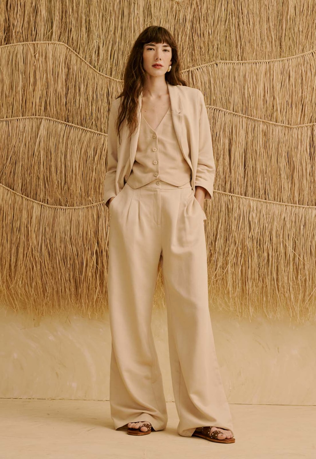 Blazer com Bordado nas Costas