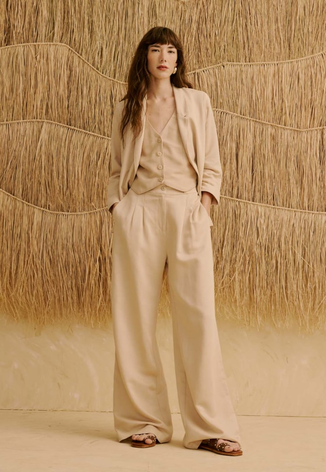 Blazer com Bordado nas Costas