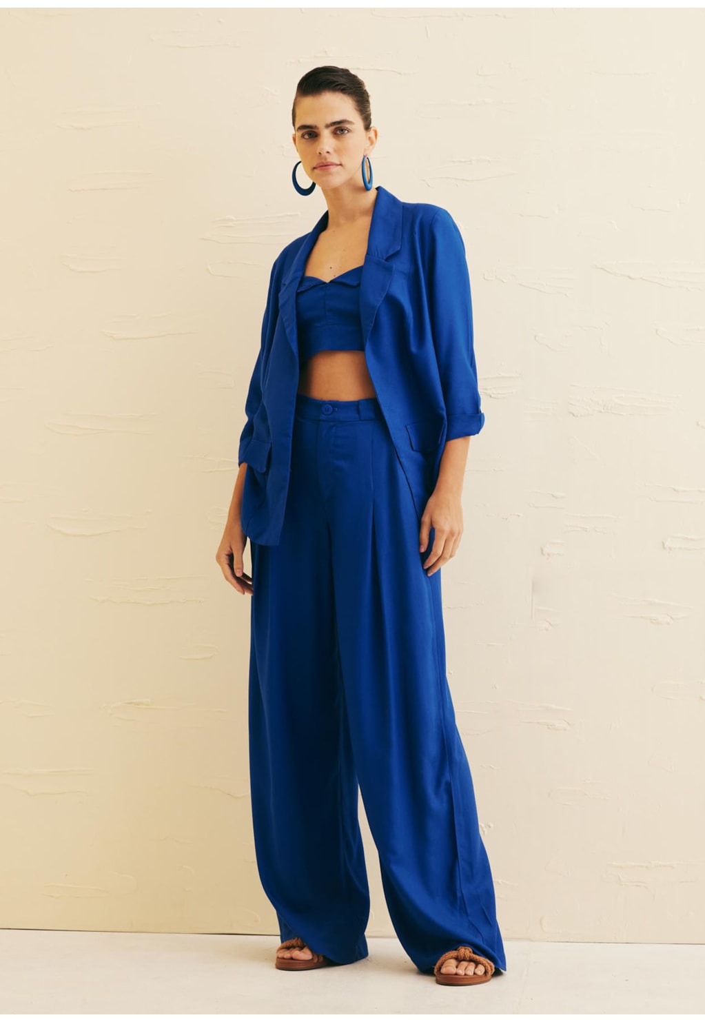 Blazer Lapela Alongado