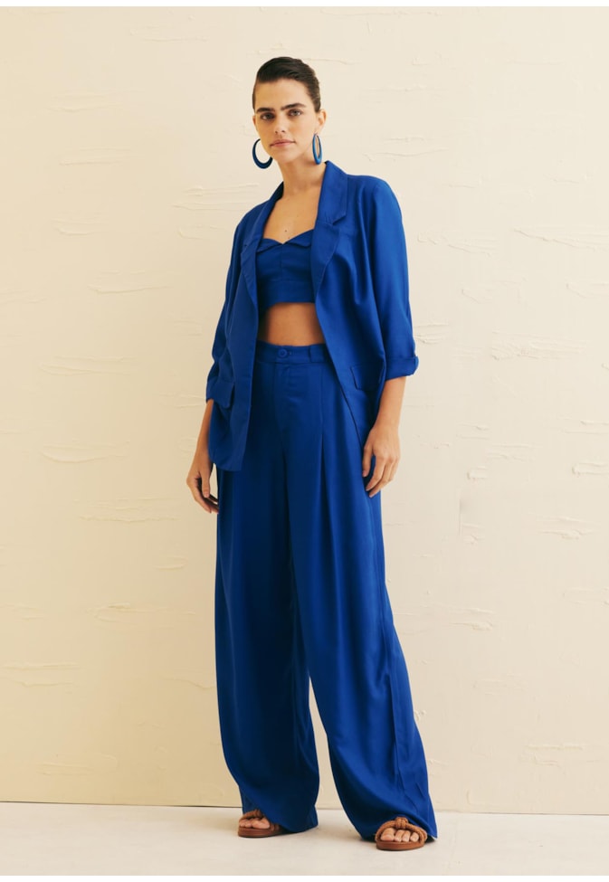 Blazer Lapela Alongado