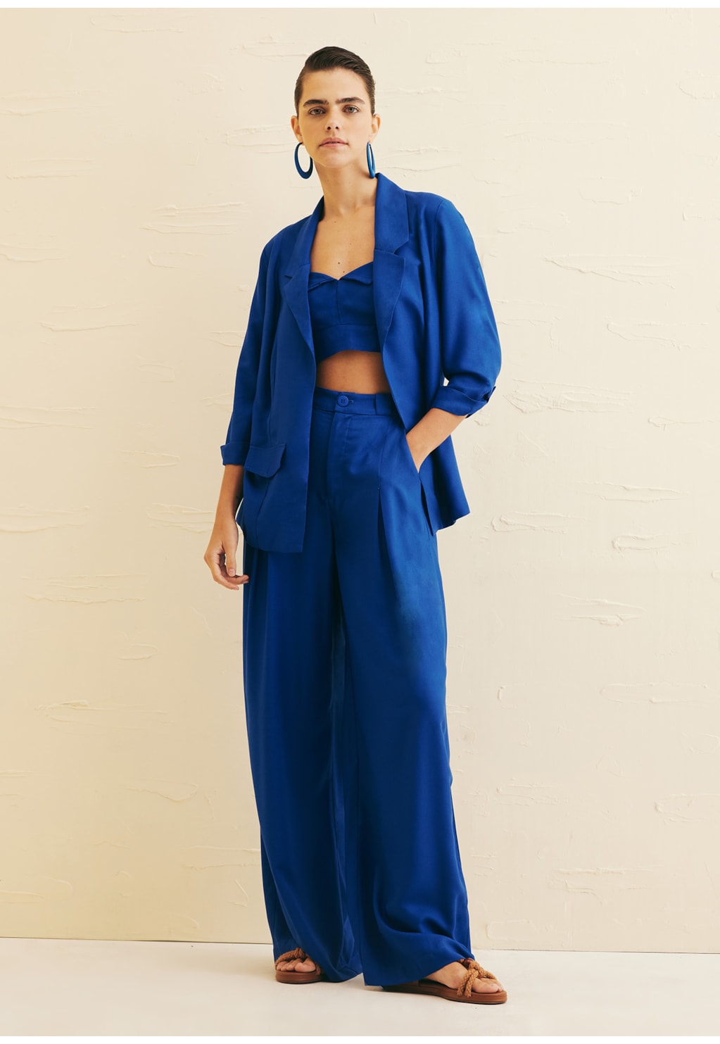 Blazer Lapela Alongado