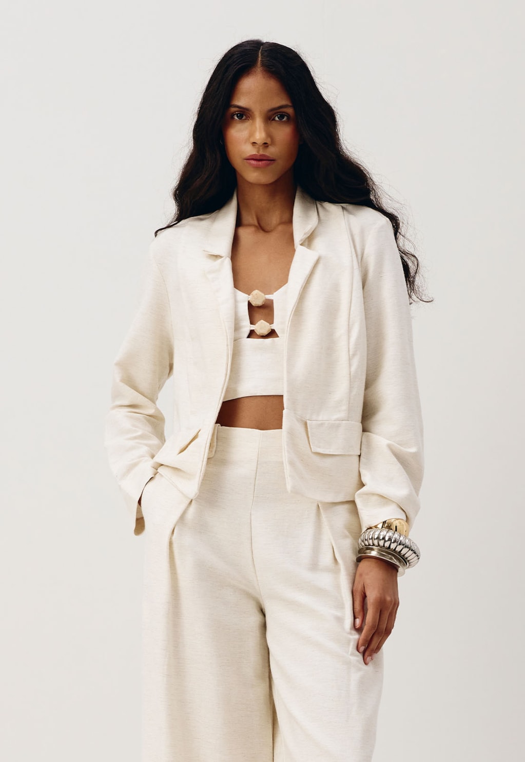 Blazer Lapela Frente