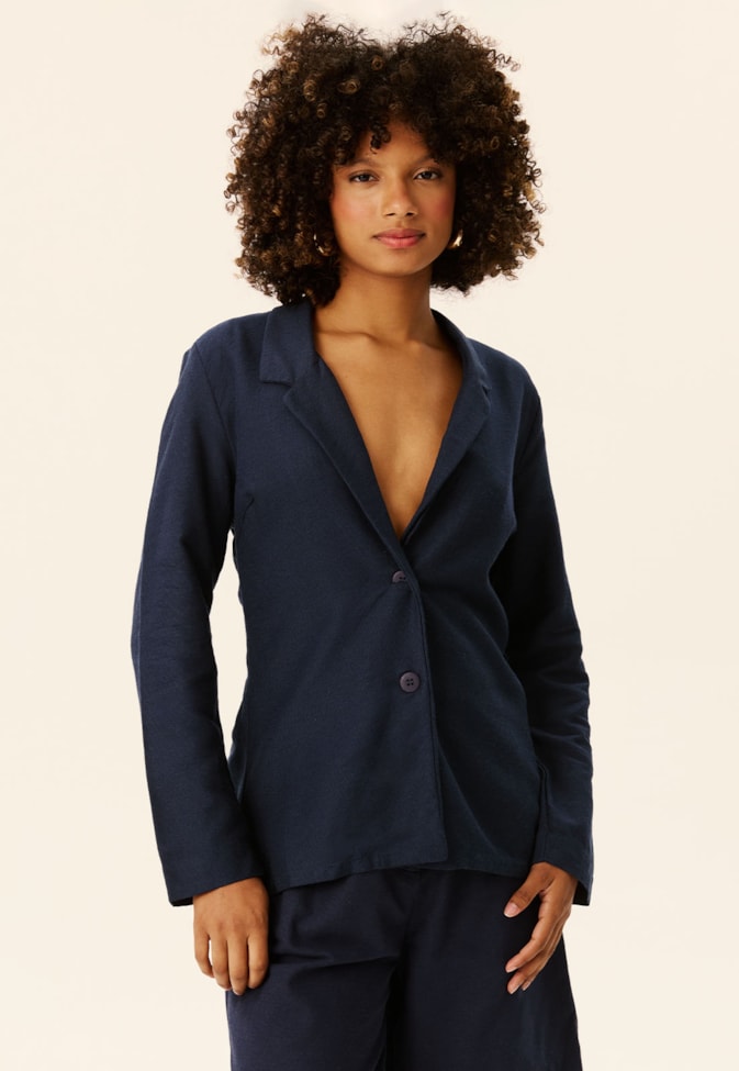 Blazer Liso Amarração Costas