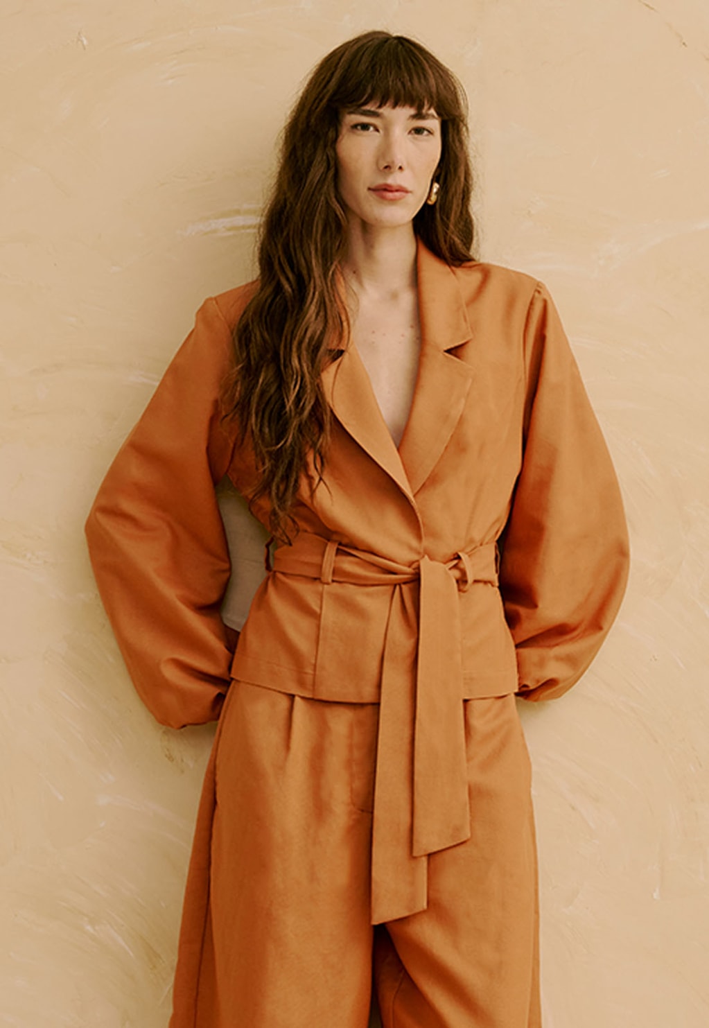 Blazer Liso Com Faixa