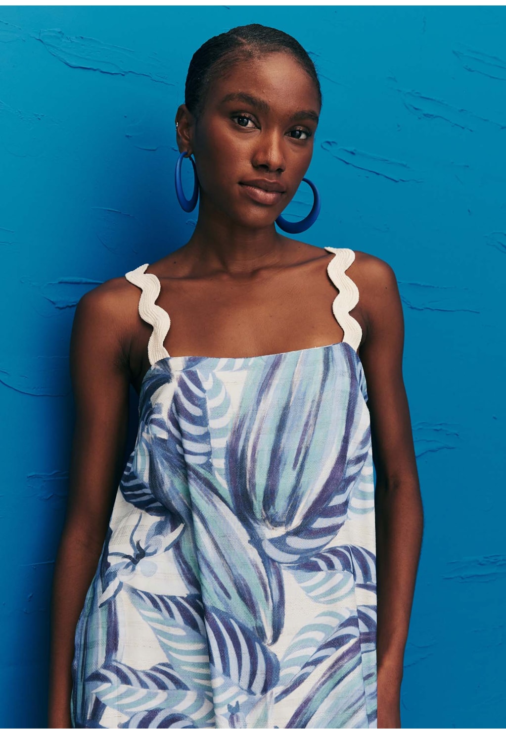 Blusa Alongada Sianinha Estampada Cacau Arriba