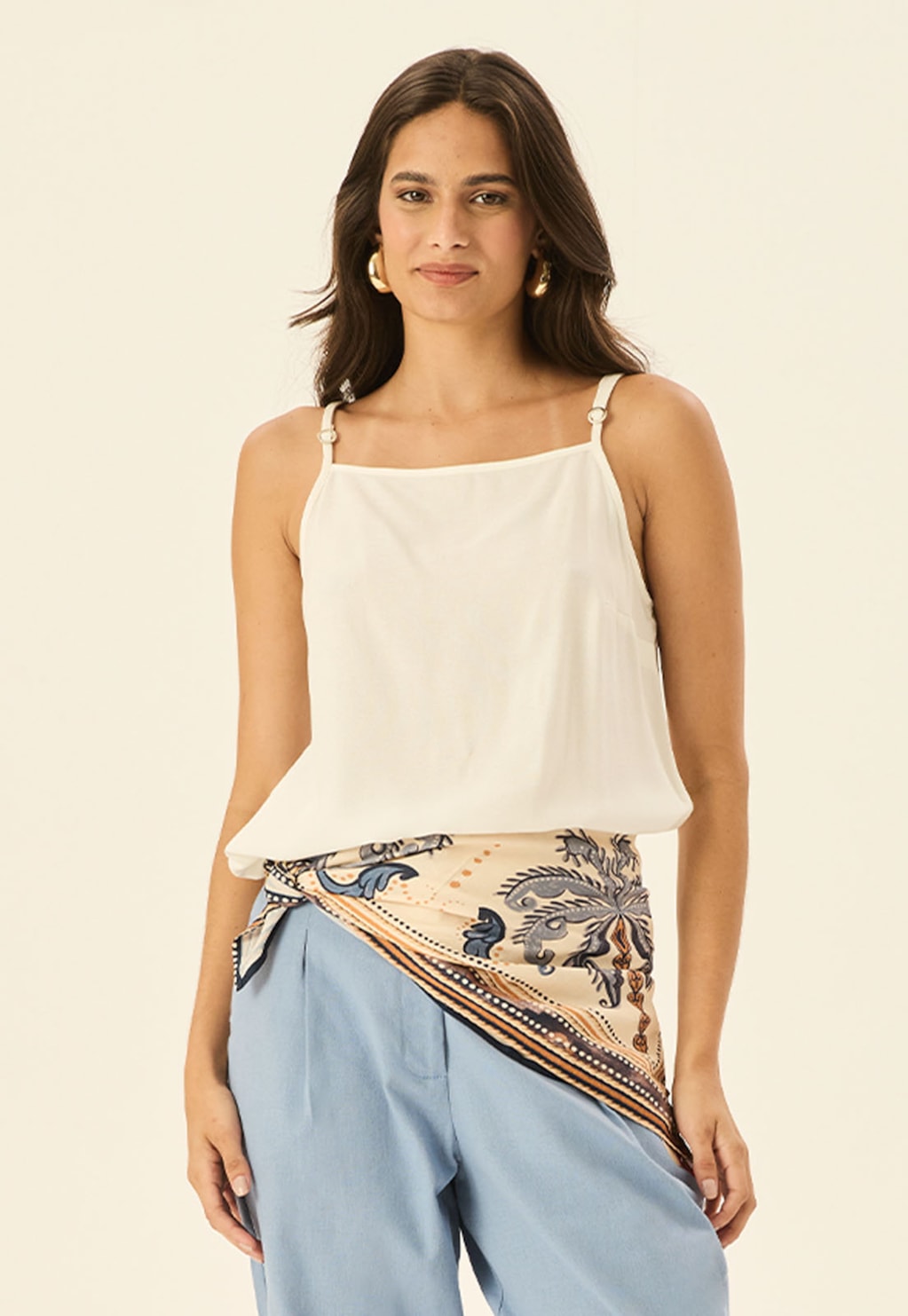 Blusa Básica Alça Fina
