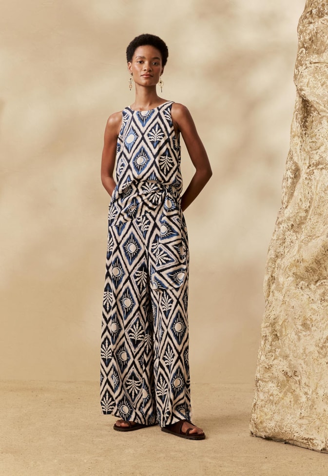 Blusa Básica Estampada Inti