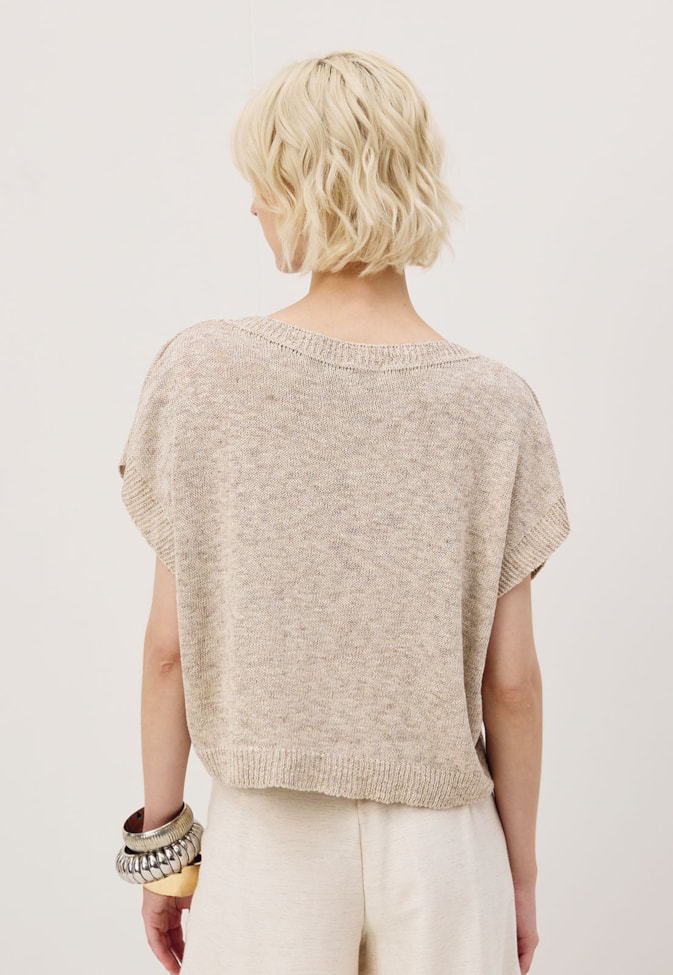 Blusa Boxy Flamê Tricot