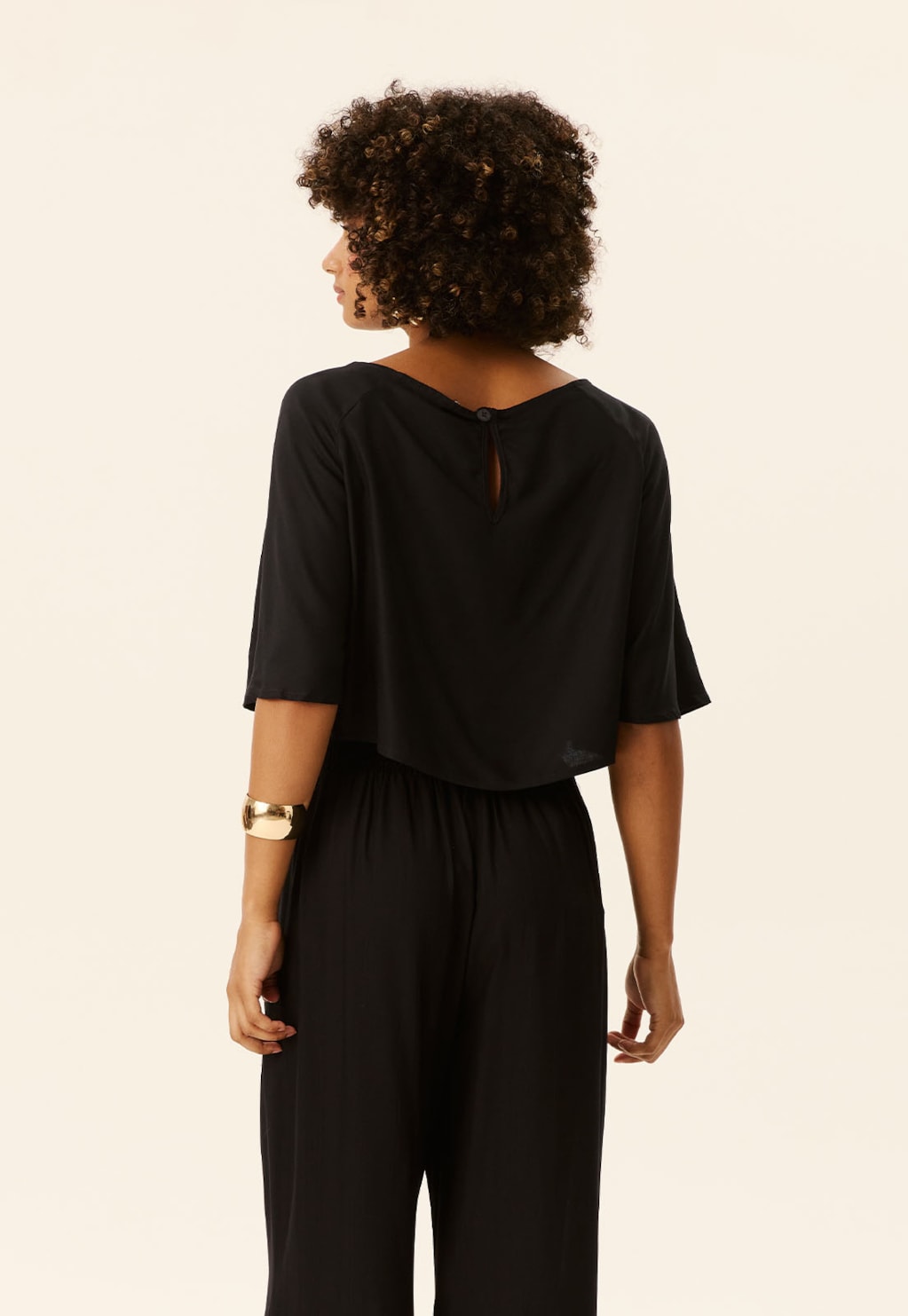 Blusa com Manga Cava Raglam