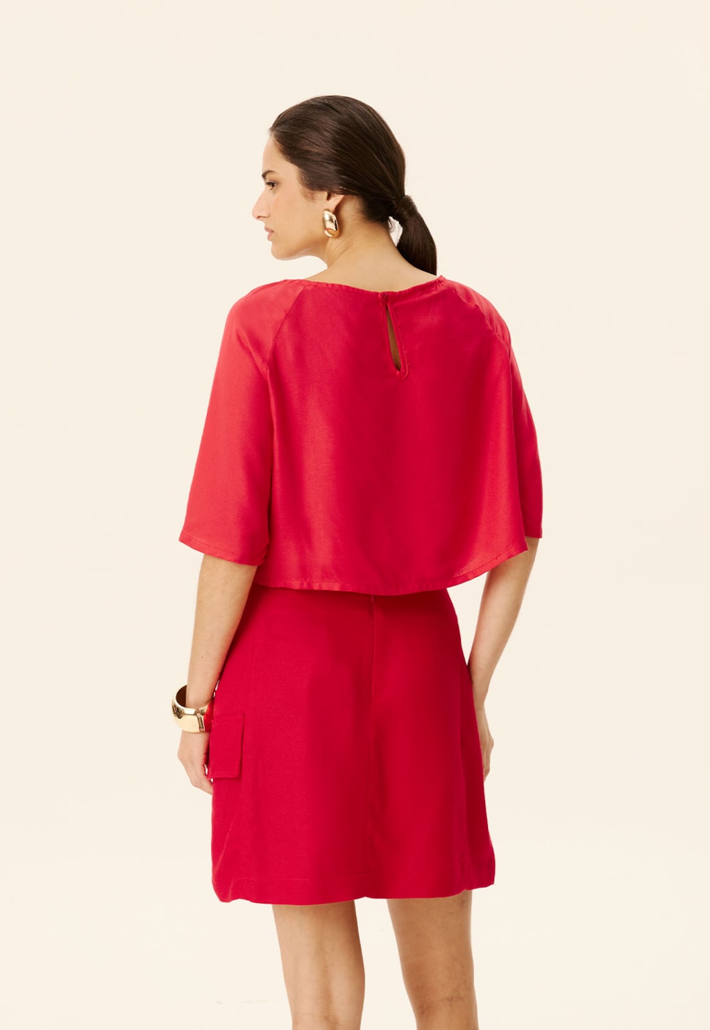 Blusa com Manga Cava Raglam