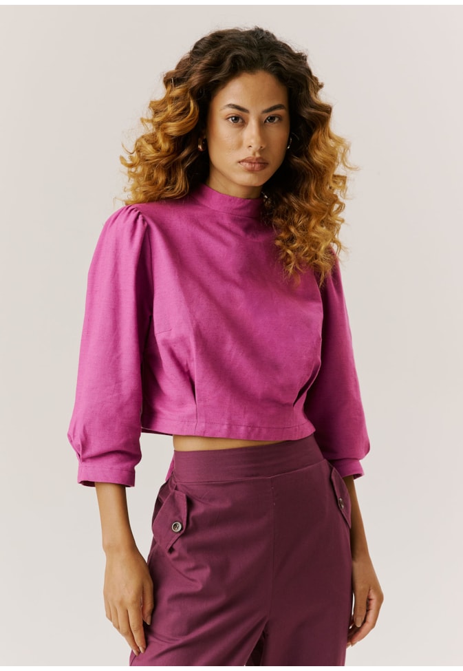 Blusa Cropped Amarração