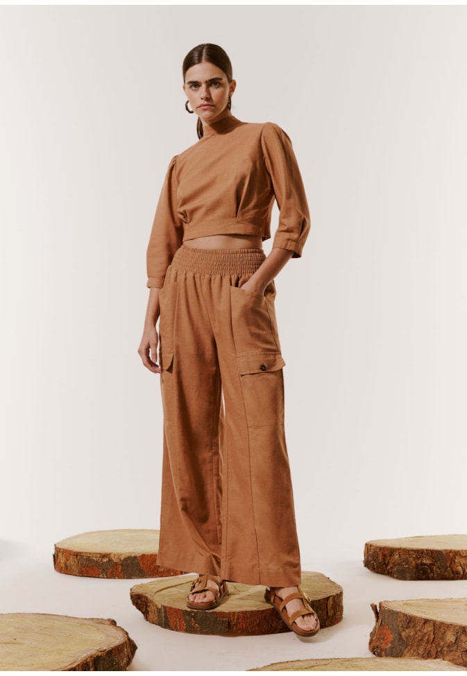 Blusa Cropped Amarração