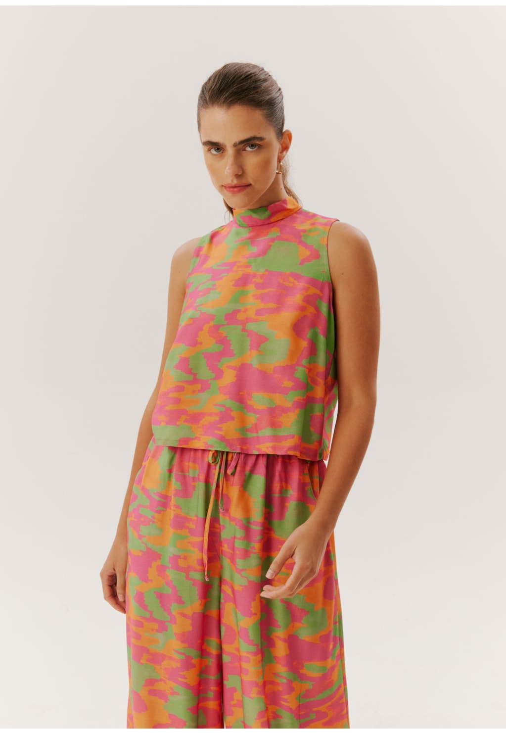 Blusa Cropped Golinha Alta