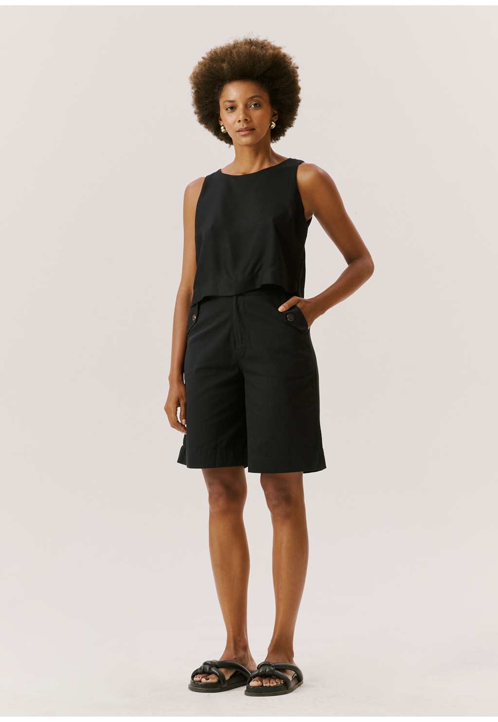 Blusa Cropped Quadrada