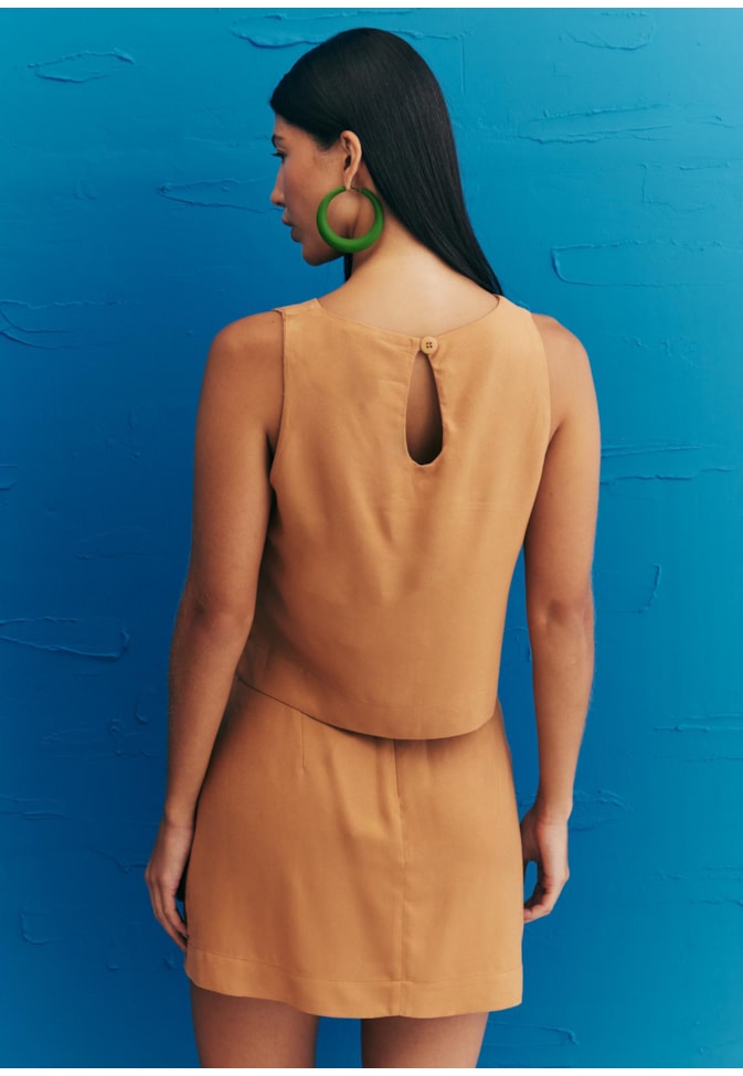 Blusa Cropped Quadrada