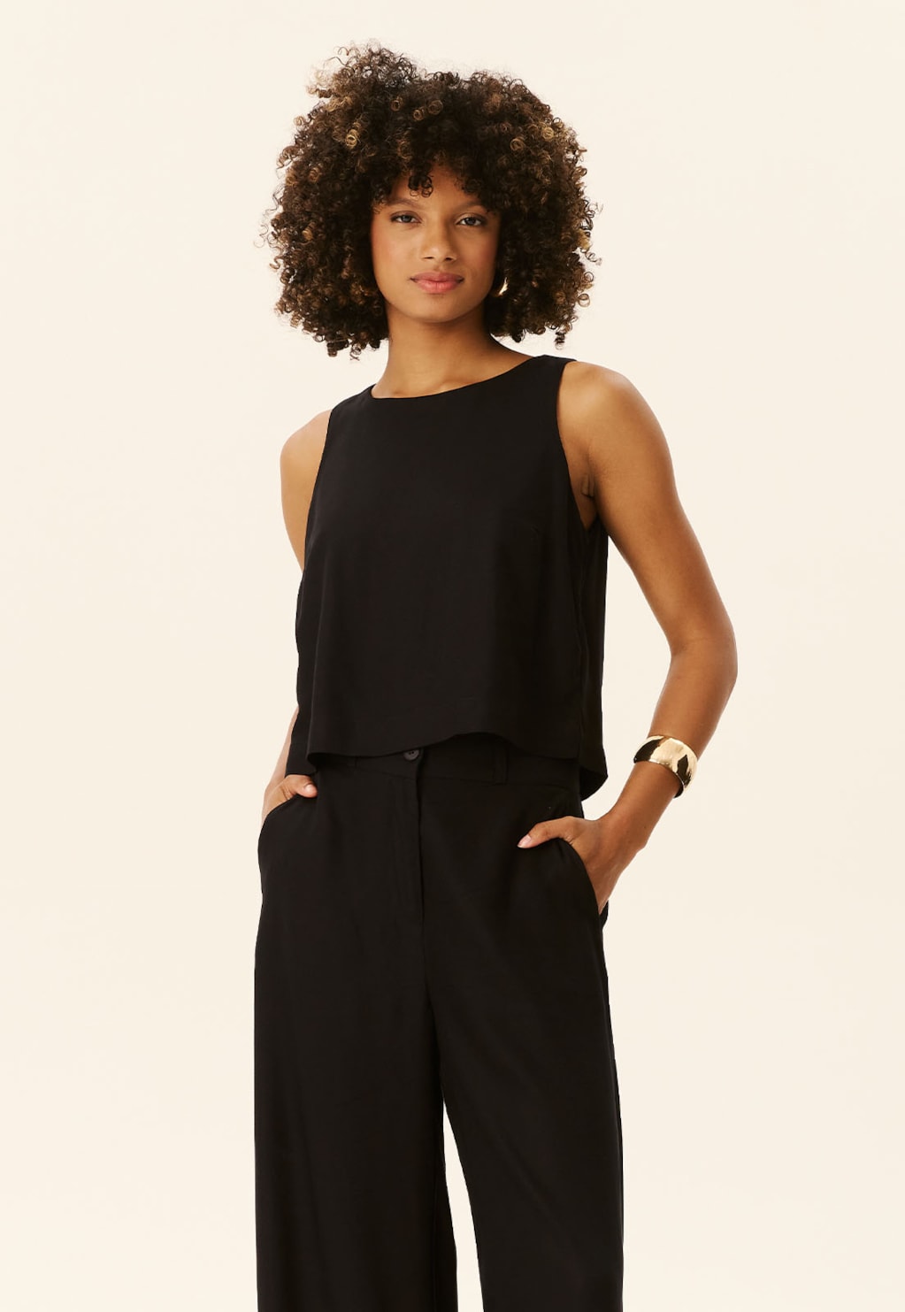 Blusa Cropped Quadrada