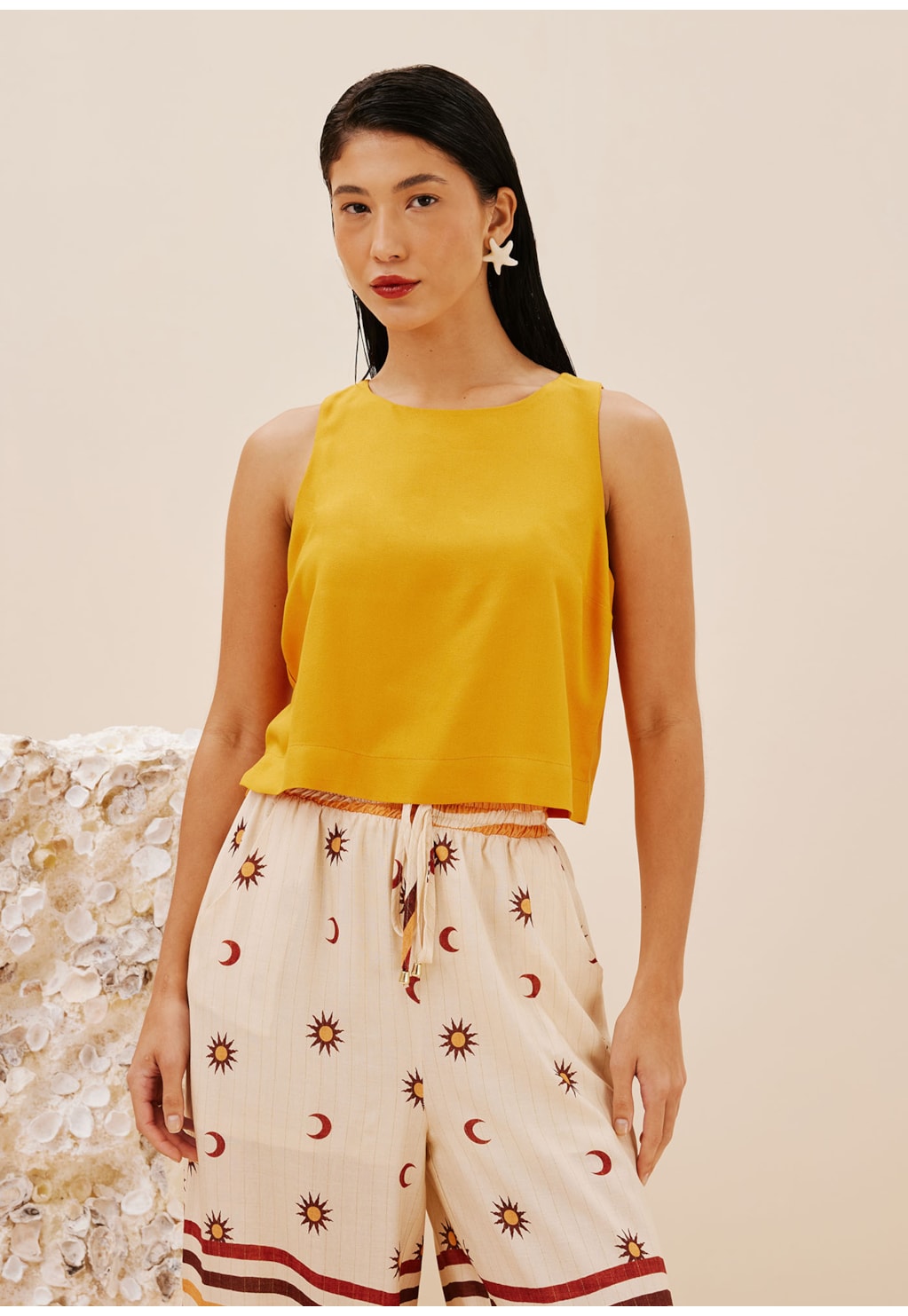 Blusa Cropped Quadrada