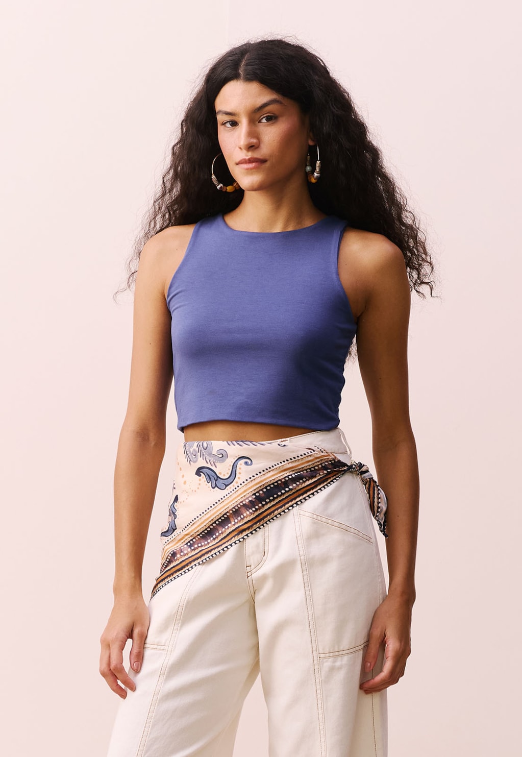 Blusa Cropped Regata 
