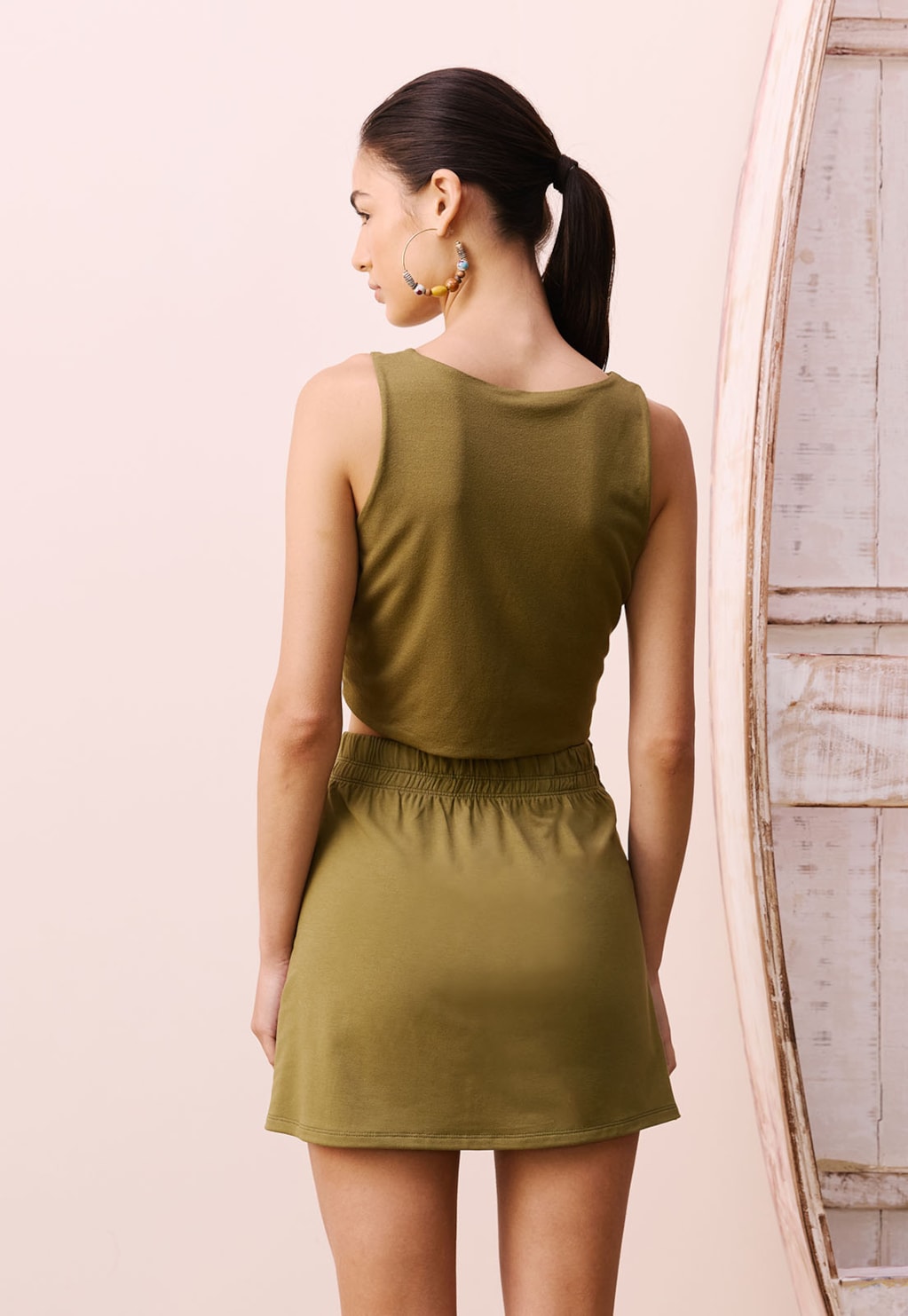 Blusa Cropped Regata 