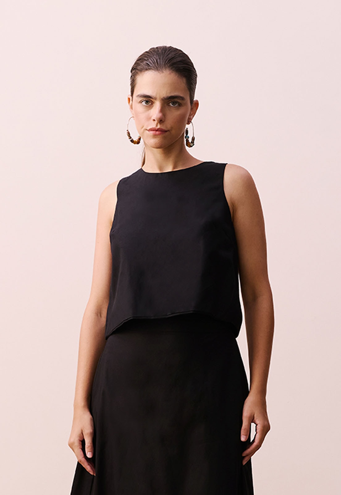 Blusa Decote Transpassado Costas Vista Traseira