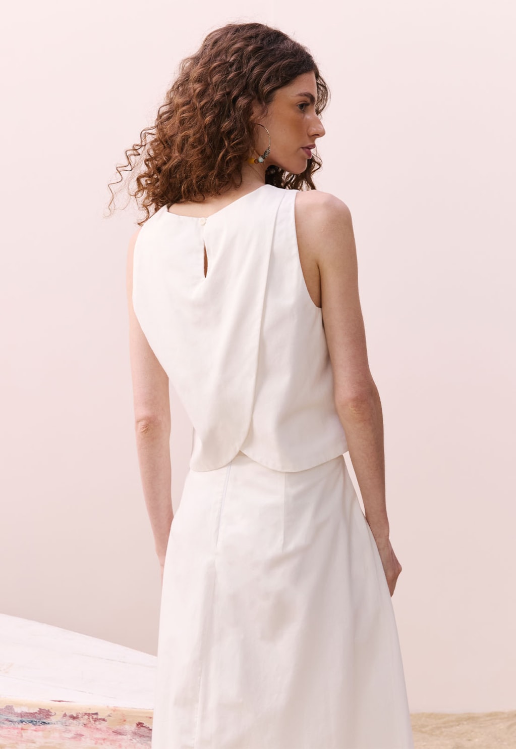 Blusa Decote Transpassado Costas