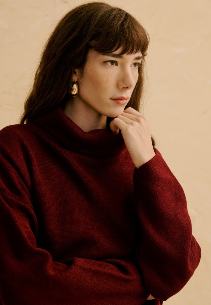 Blusa em Tricot Golão