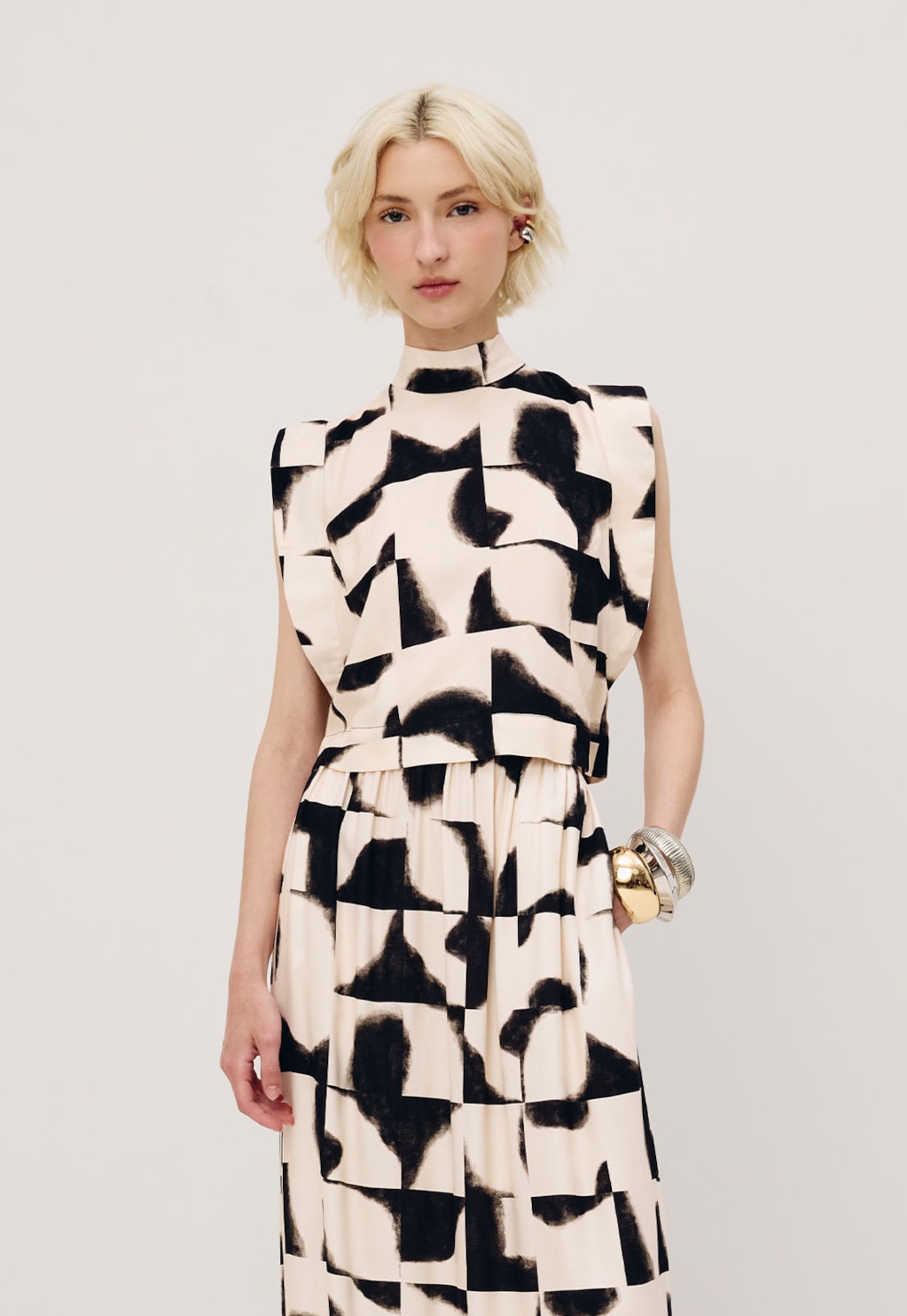 Blusa Gola Alta Estampada Aconcágua