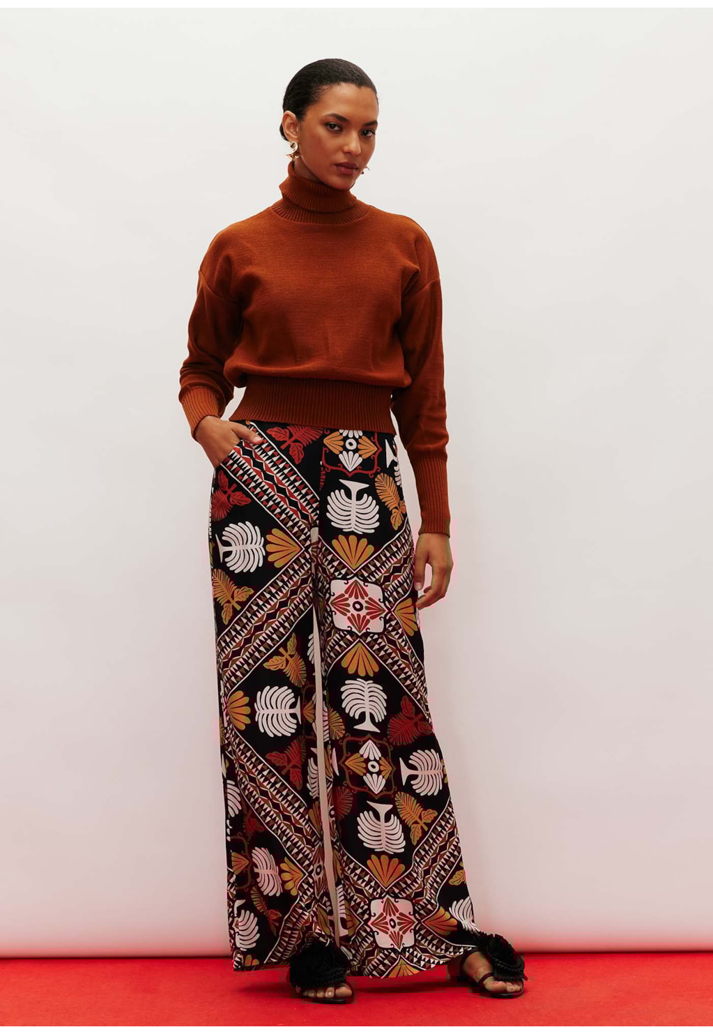 Blusa Gola Alta Tricot