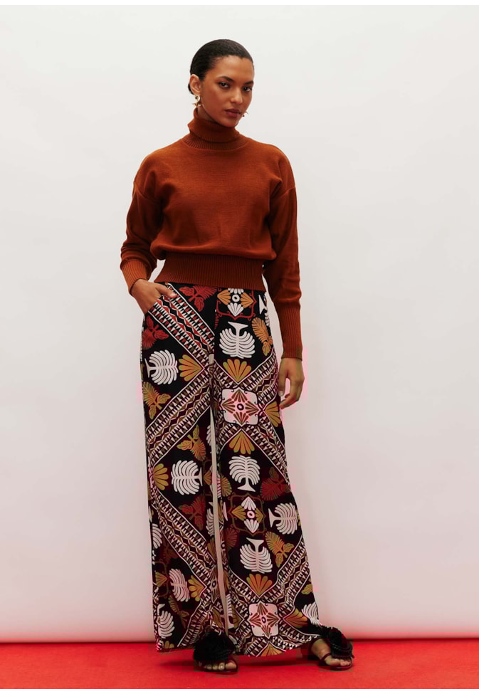 Blusa Gola Alta Tricot