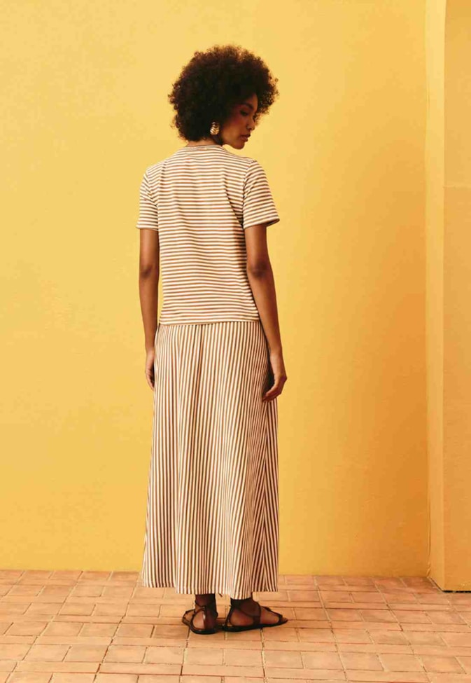 Blusa Gola Rib Listras
