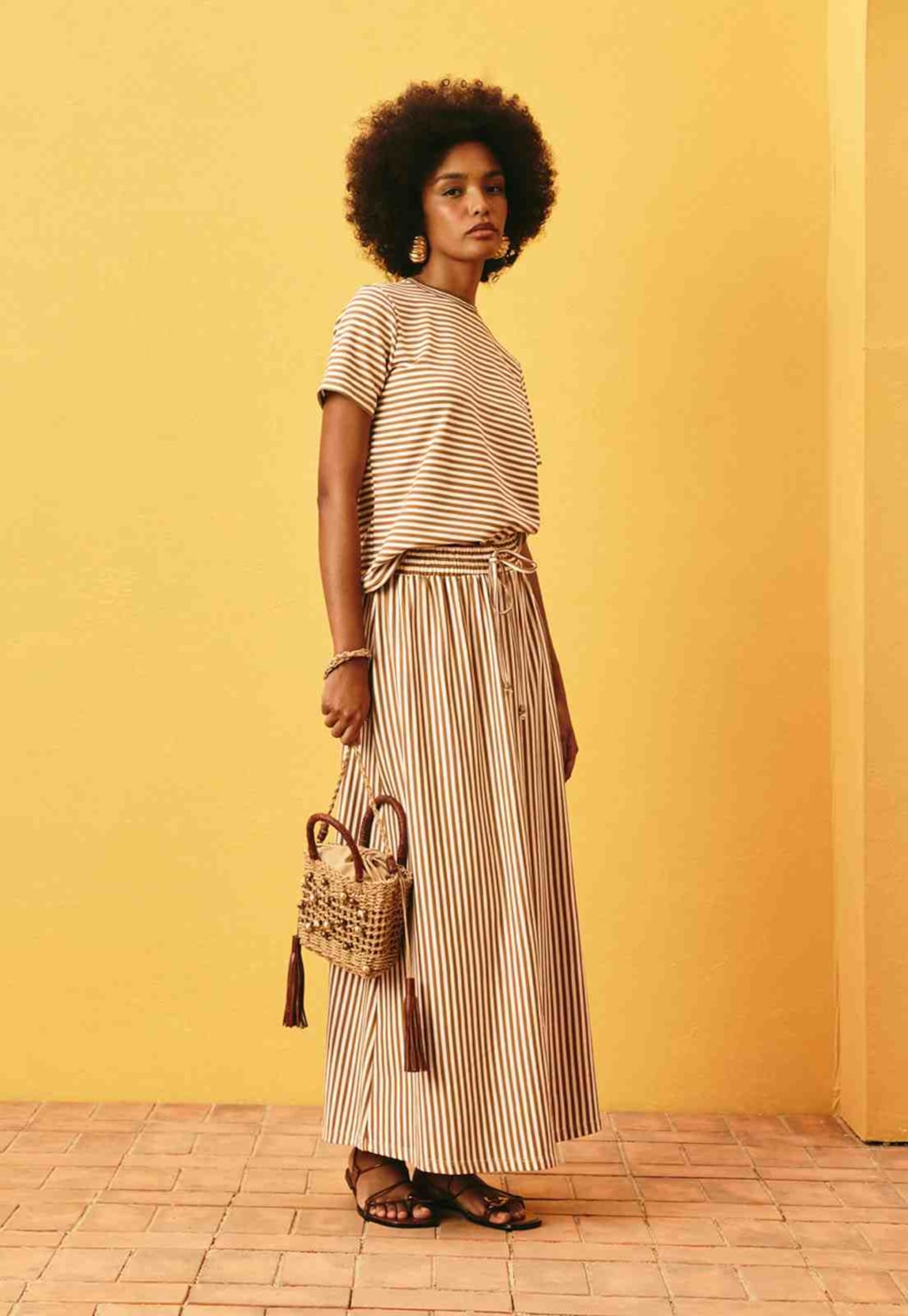 Blusa Gola Rib Listras