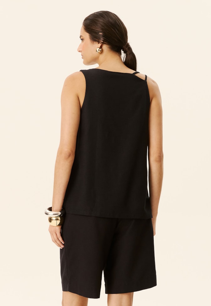 Blusa Irregular Alças