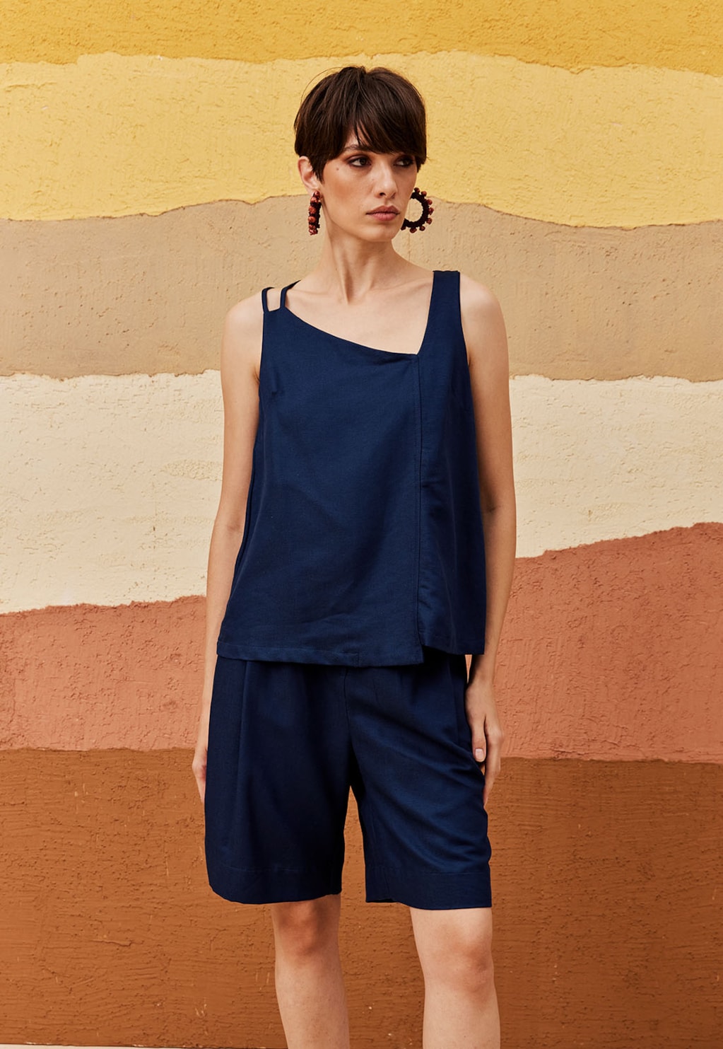 Blusa Irregular Alças