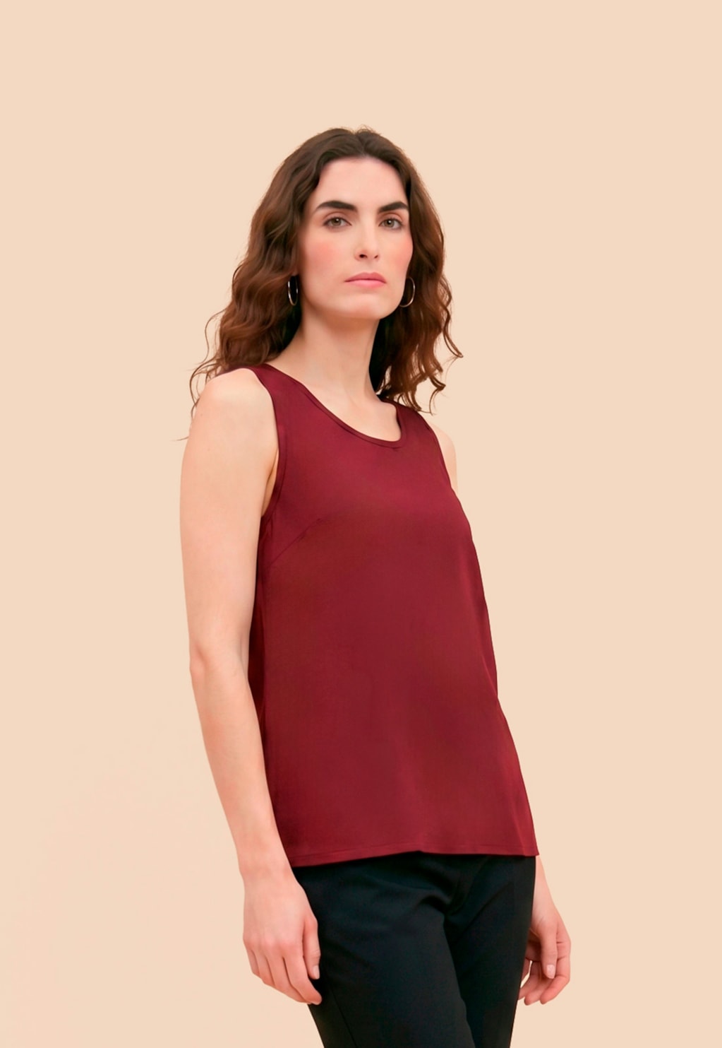 Blusa Lisa Basica com Alça Larga